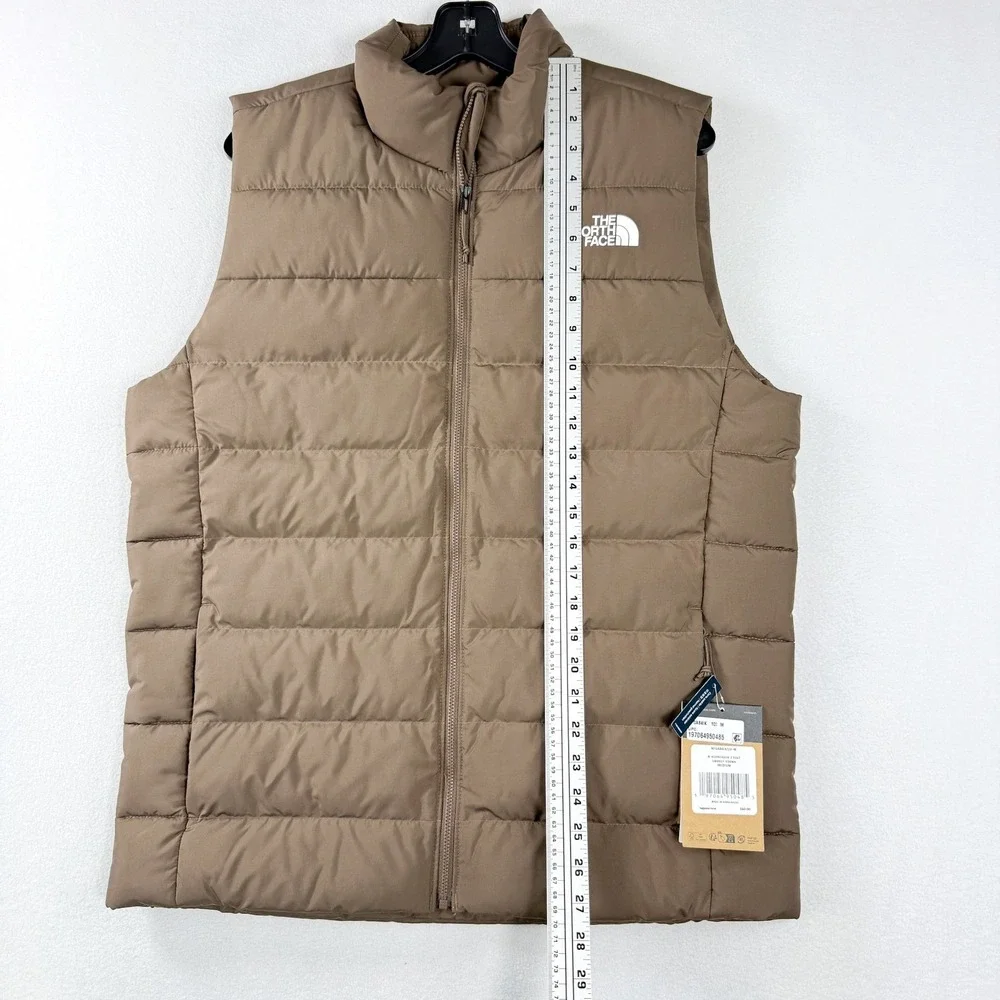 The‎ North Face Aconcagua 3 Down Vest Size M Mens Smokey Brown NEW